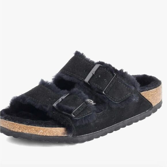 NWOT Birkenstock Arizona Shearling Sandals - Picture 1 of 9